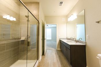 Bathroom with a shower